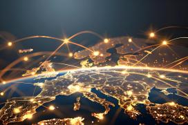 map of EU countries highlighted