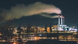 factory at night