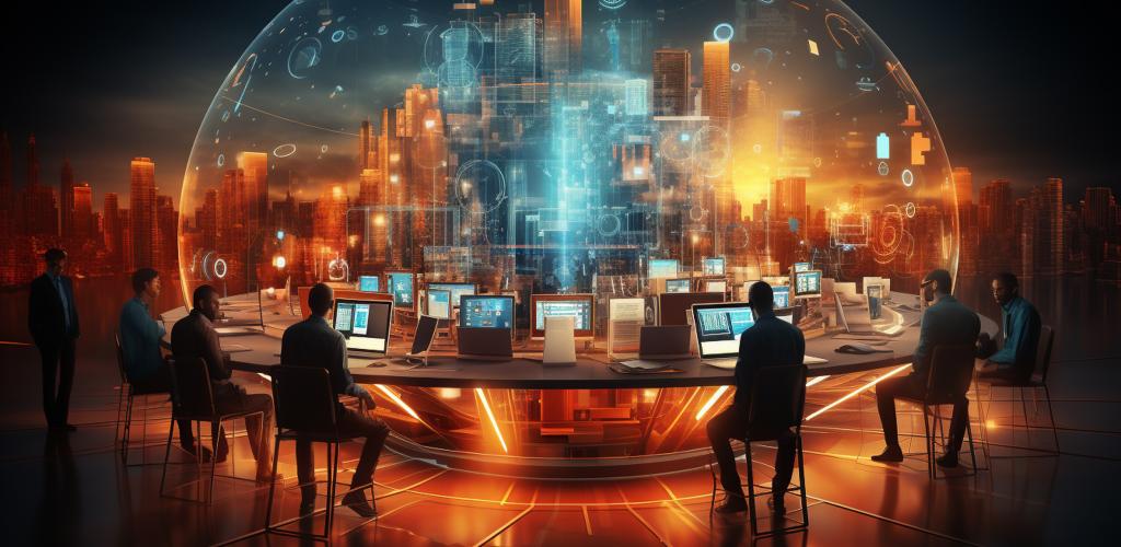 cyber threat analyst abstract picture