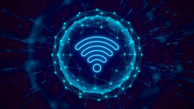 abstract wifi symbol
